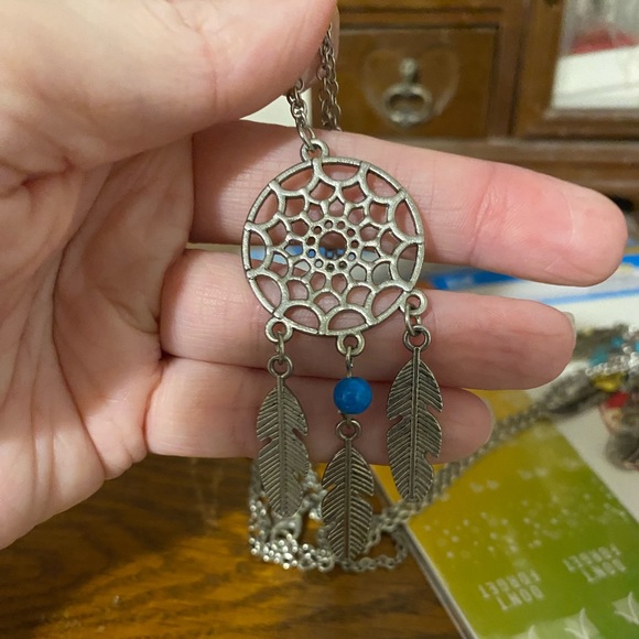 Two long silver necklaces. Selling both together for $10 - Picture 3 of 4